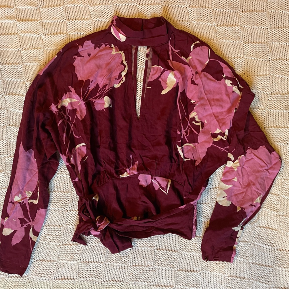 Free People Floral Top